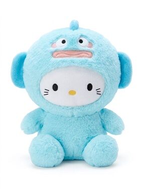 Sanrio Hello Kitty Plush in Light Blue Monster Costume